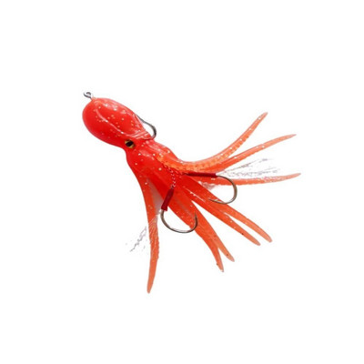 22g Pehmed helendavad vajuvad kaheksajalgade seelikud peibutised silikoonist tuunikala trolling seelikuga kalmaari jigging merepüügi sööt 3D Glow Eye tööriist