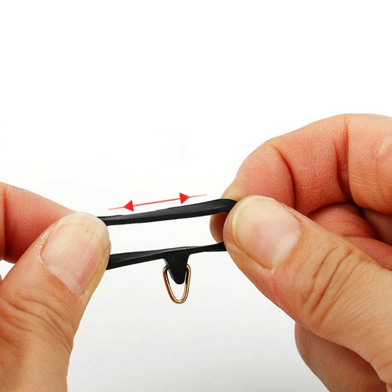 Sigurni držač udice za pecanje Dodaci za mamce Udice za pecanje Sigurno za štap za pecanje Alat za lijevanje mamaca Plastična gumena udica Siguran držač