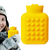 Kuum ja külm kompress Kuuma vee pudelikott Väike pehme silikoonist termokott Mikrolaineahjus soojendus reisisooja vee kott lastele