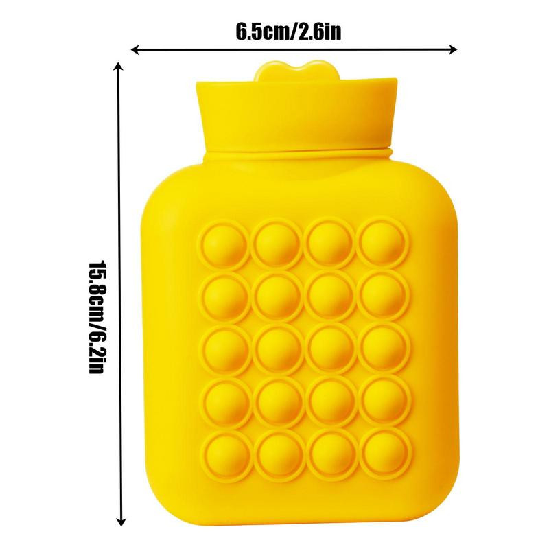 Kuum ja külm kompress Kuuma vee pudelikott Väike pehme silikoonist termokott Mikrolaineahjus soojendus reisisooja vee kott lastele