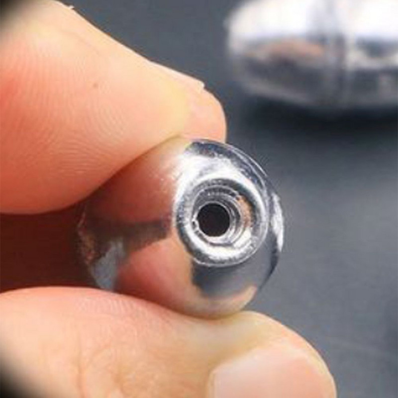 50 DB gyorsan süllyedő, ovális alakú, súlyú osztott horgászcsali horgászfelszerelés ólomsüllyesztő horgászgyöngyök