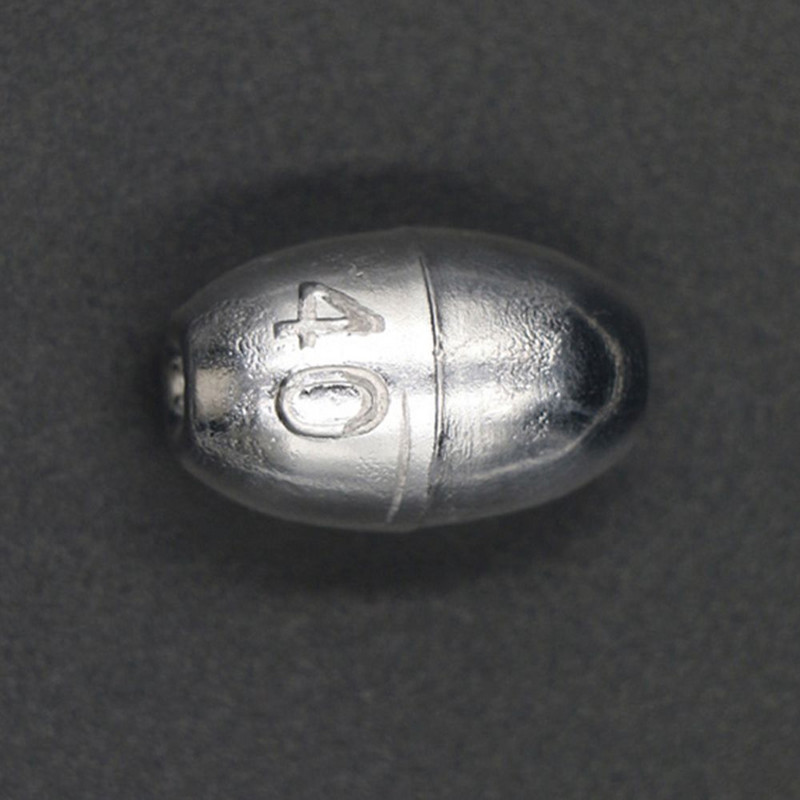 50 DB gyorsan süllyedő, ovális alakú, súlyú osztott horgászcsali horgászfelszerelés ólomsüllyesztő horgászgyöngyök