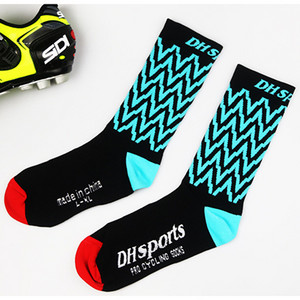 Dviračių kojinės Vyriškos Moteriškos 39-46 Dydis Lauko Dviračių Sportinės Kojinės Aukštos elastinės Dėvėjimui atsparios Kvėpuojančios Kojinės QTW020