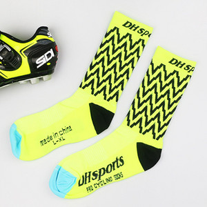 Dviračių kojinės Vyriškos Moteriškos 39-46 Dydis Lauko Dviračių Sportinės Kojinės Aukštos elastinės Dėvėjimui atsparios Kvėpuojančios Kojinės QTW020