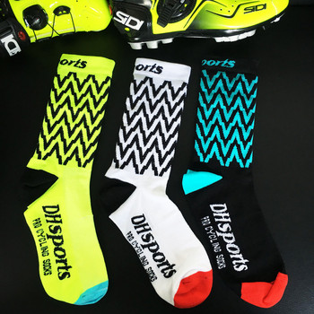 Колоездене Чорапи Мъже Жени Размер 39-46 Велосипедни спортни чорапи на открито Високоеластични, устойчиви на износване, дишащи чорапи за бягане QTW020