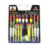 Žvejybos reikmenys Plūdės Bobbers 15vnt Profesionalūs vertikalios žūklės masalai Meškerykočiai Slip Drift Tube Komplektas Žvejybos priedai/prekės