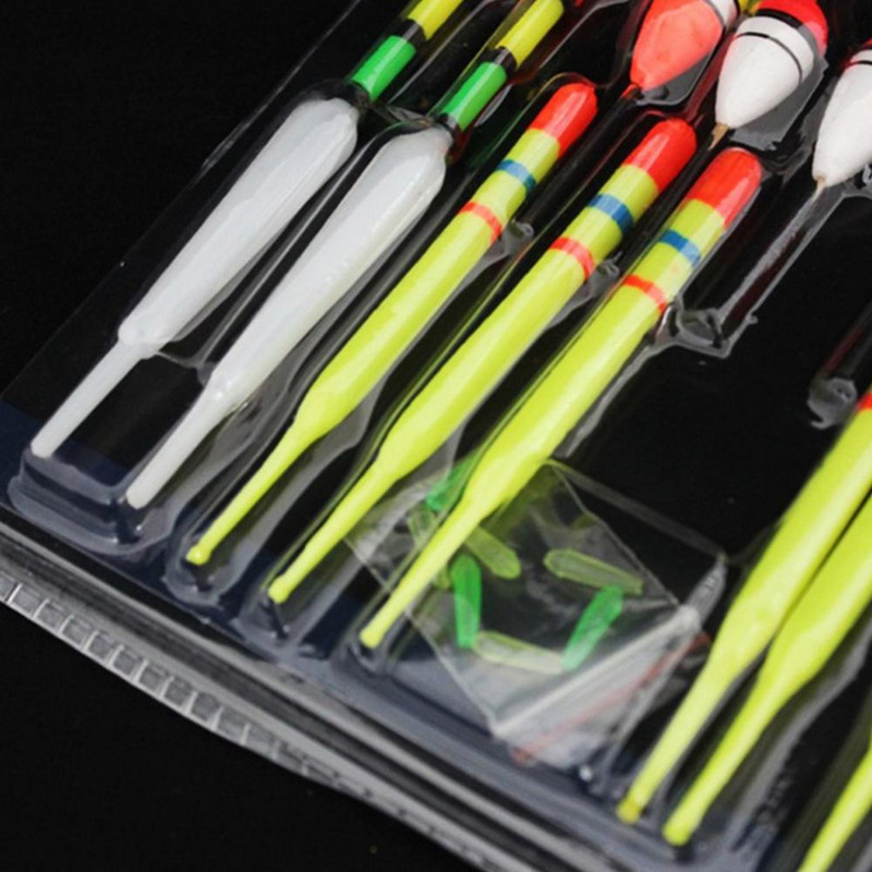 Žvejybos reikmenys Plūdės Bobbers 15vnt Profesionalūs vertikalios žūklės masalai Meškerykočiai Slip Drift Tube Komplektas Žvejybos priedai/prekės