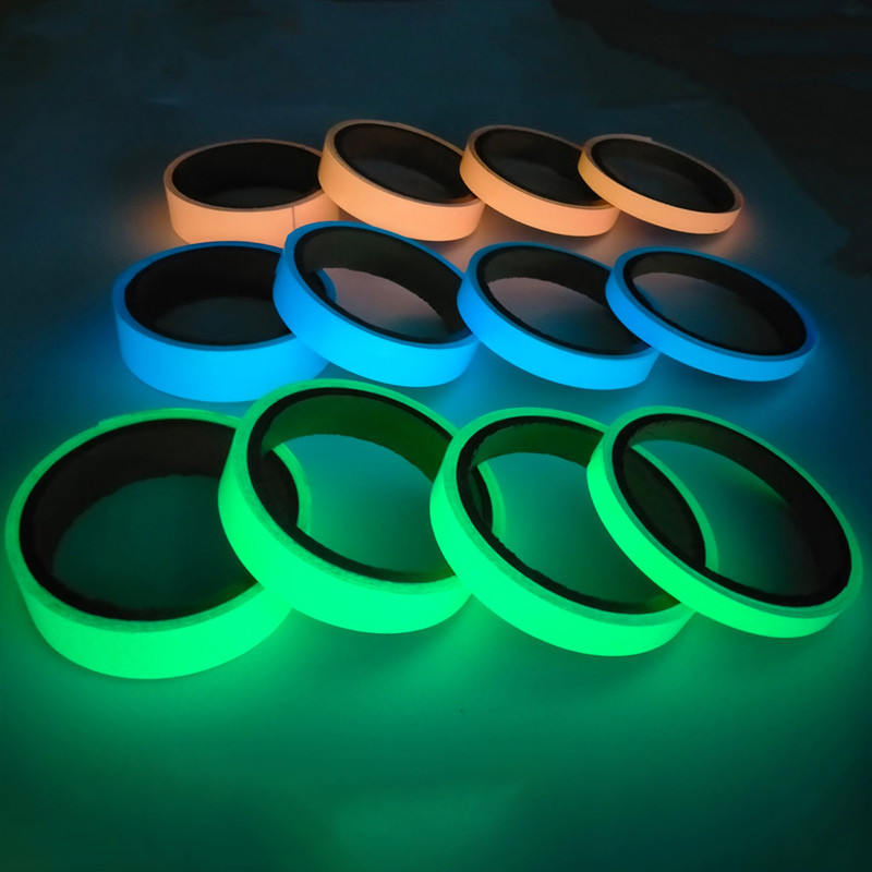 Õngeritv helendav lint Isekleepuv sinine oranž roheline kimp pimedas helendav kaunistus kalapüügiriistad varustuse tarvikud