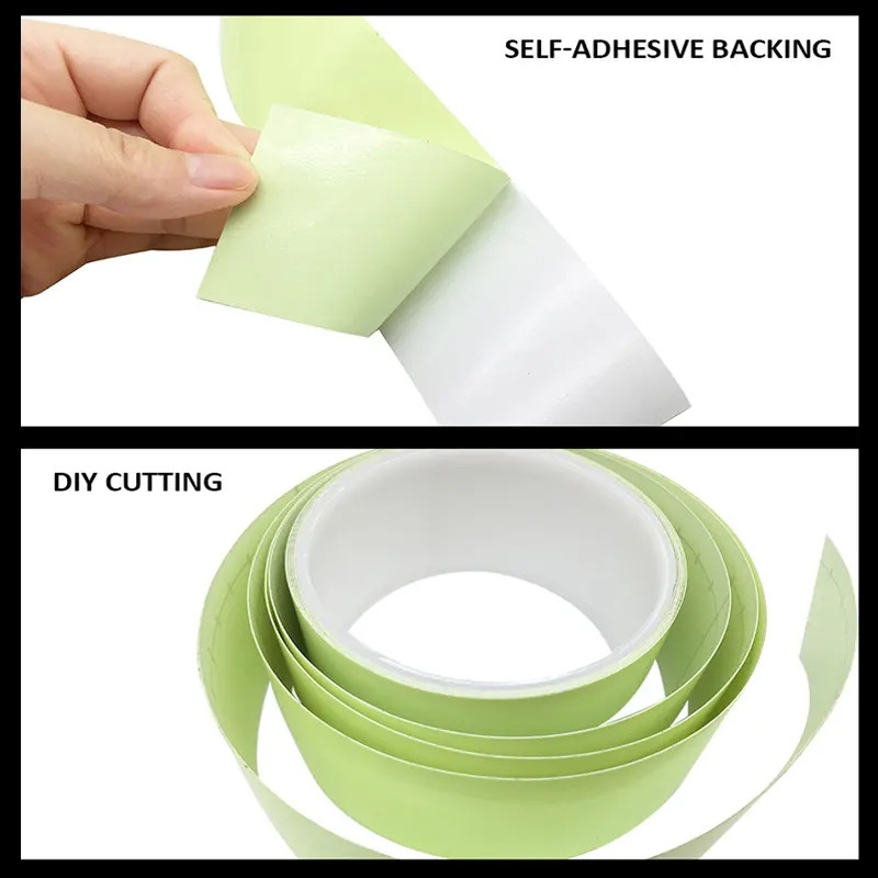 Õngeritv helendav lint Isekleepuv sinine oranž roheline kimp pimedas helendav kaunistus kalapüügiriistad varustuse tarvikud