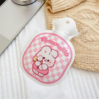 3D stereofoninis šilto vandens maišelis apie 72,3 g subtilus animacinis dizainas Nesandarus sandariklis Minkštas pliušinis mini karšto vandens maišelis rankų šildytuvas