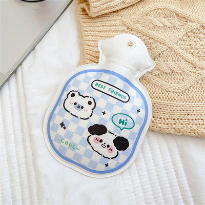 3D stereofoninis šilto vandens maišelis apie 72,3 g subtilus animacinis dizainas Nesandarus sandariklis Minkštas pliušinis mini karšto vandens maišelis rankų šildytuvas