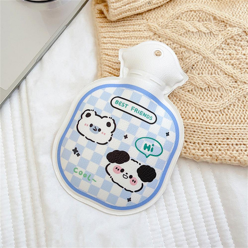 3D stereofoninis šilto vandens maišelis apie 72,3 g subtilus animacinis dizainas Nesandarus sandariklis Minkštas pliušinis mini karšto vandens maišelis rankų šildytuvas