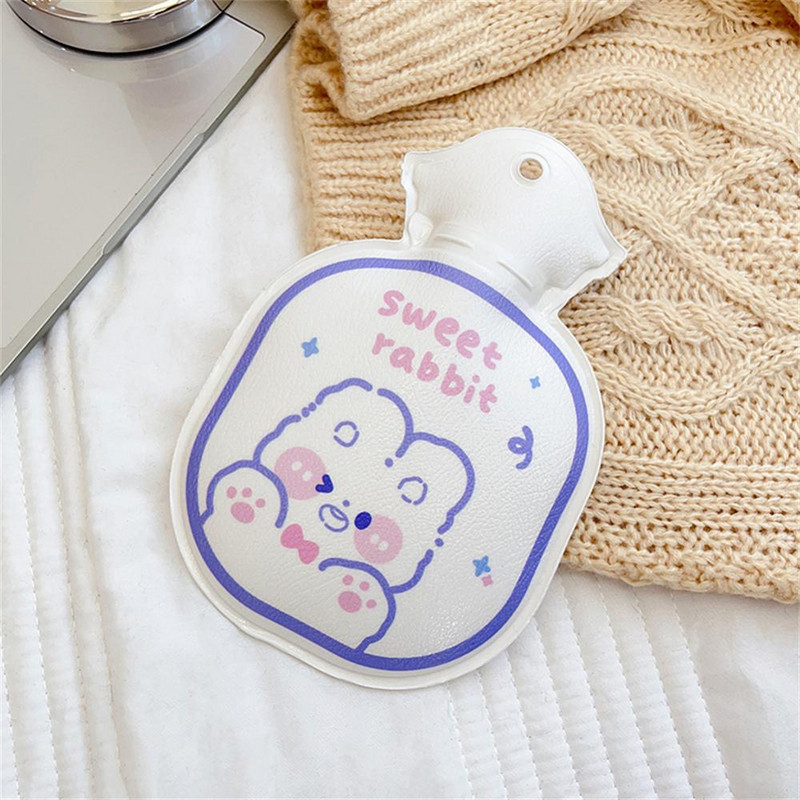 3D stereofoninis šilto vandens maišelis apie 72,3 g subtilus animacinis dizainas Nesandarus sandariklis Minkštas pliušinis mini karšto vandens maišelis rankų šildytuvas