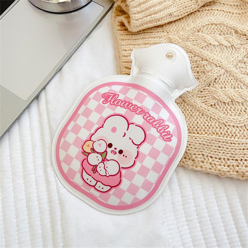 3D stereofoninis šilto vandens maišelis apie 72,3 g subtilus animacinis dizainas Nesandarus sandariklis Minkštas pliušinis mini karšto vandens maišelis rankų šildytuvas