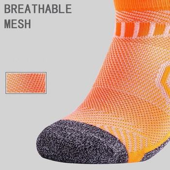 Ανδρικά 1 ζευγάρια ποιότητας 2023 Βαμβακερές κάλτσες με δίχτυ που αναπνέουν ψηλά στον αστράγαλο