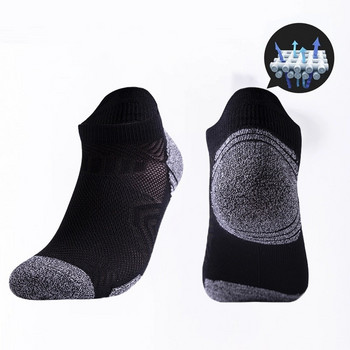 2023 мъжки 1 качествени чифта дишащи памучни чорапи с високи глезени Мрежести ежедневни атлетични летни тънки къси чорапи голям размер