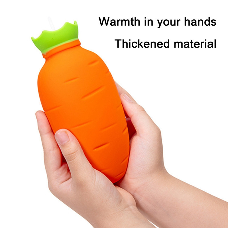 330 ml vee sissepritsega silikoonist kuumaveepudel paks kuumaveepudel käte jalgade soojendaja valge