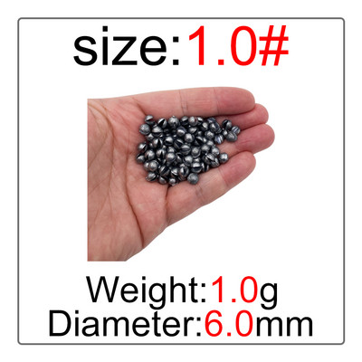 10/20/50 de bucăți de înaltă calitate, de înaltă calitate, șuruburi de linie de greutate suplimentară, plumb de pescuit, conector pentru cârlig, deschidere pentru gură