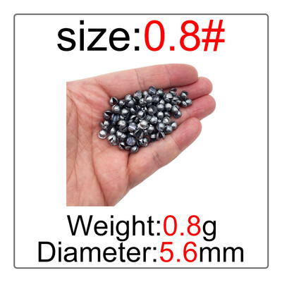 10/20/50 de bucăți de înaltă calitate, de înaltă calitate, șuruburi de linie de greutate suplimentară, plumb de pescuit, conector pentru cârlig, deschidere pentru gură