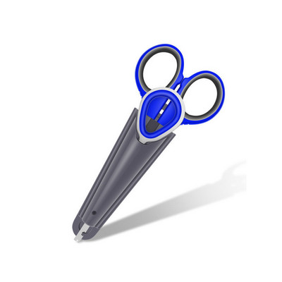 Accesorii de pescuit Foarfece de pescuit Cutie de pescuit Cutter pentru fir de pescuit Foarfece de plumb Decuplare triplă din oțel inoxidabil