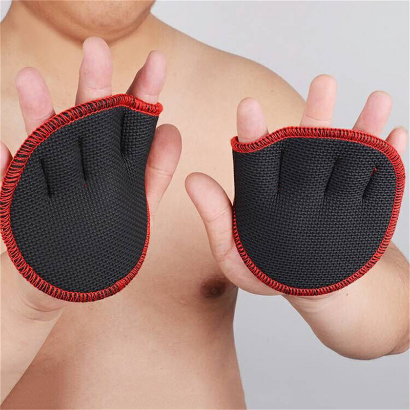 2 buc mănuși de haltere anti-alunecare, respirabile, sport, fitness, protecție pentru palme pentru gantere, antrenament de gimnastică, pază pentru palme thankslee