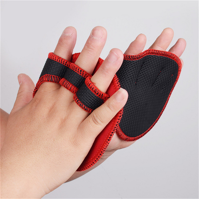 2 buc mănuși de haltere anti-alunecare, respirabile, sport, fitness, protecție pentru palme pentru gantere, antrenament de gimnastică, pază pentru palme thankslee
