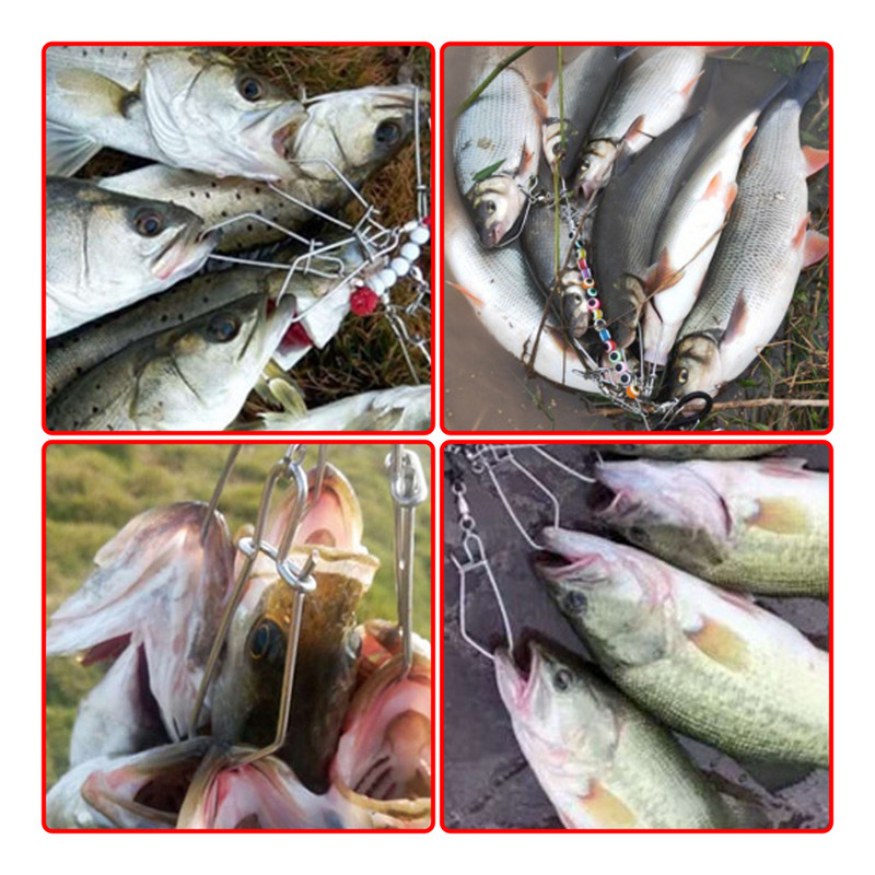 1tk 40/50/75/90/100/110/140mm lant roostevabast terasest kalaklamber eluskala klapp multifunktsionaalne kalaklamber kalapüügi tarvikud