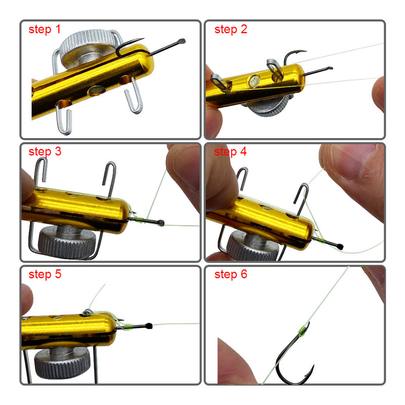 Metalinis kablio rišimo įtaisas kabliukas Rankinis kablio rišimo įtaisas dvigubos paskirties antrinio rišimo įtaisas Vielos rišimo įtaisas Žvejybos įrankis