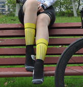 Tidal Current Anti Slip Profesionalios dviračių kojinės Dviračių Kompresinės Sportinės Kojinės Vyriškos ir Moteriškos Gatvės Sportinės Kojinės Lenktyninės Kojinės