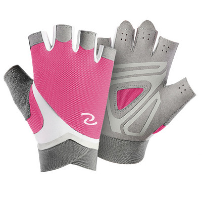 LOOGDEEL Fitness Mănuși cu jumătate de deget Anti-alunecare Echipament de fitness respirabil Antrenament cu gantere Gym Body Building Mănuși de ciclism