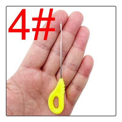 1 vnt Karpių žvejybos įrankiai Nėrimo kabliukas Stringer jauko adatos Pop-up Boilies Sujungimo smeigtukai Adata karpių žvejybos reikmenims