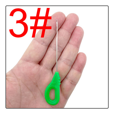 1 vnt Karpių žvejybos įrankiai Nėrimo kabliukas Stringer jauko adatos Pop-up Boilies Sujungimo smeigtukai Adata karpių žvejybos reikmenims