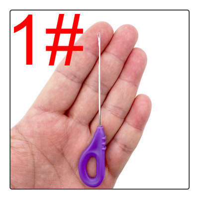 1 vnt Karpių žvejybos įrankiai Nėrimo kabliukas Stringer jauko adatos Pop-up Boilies Sujungimo smeigtukai Adata karpių žvejybos reikmenims