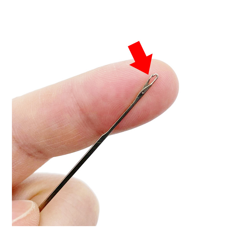 1 vnt Karpių žvejybos įrankiai Nėrimo kabliukas Stringer jauko adatos Pop-up Boilies Sujungimo smeigtukai Adata karpių žvejybos reikmenims