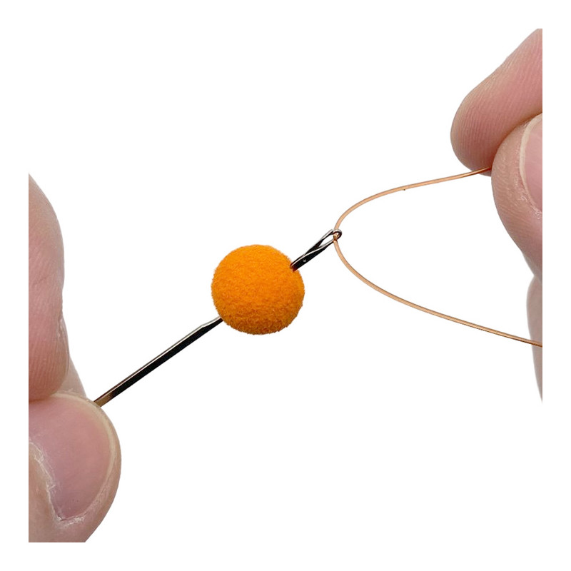 1 vnt Karpių žvejybos įrankiai Nėrimo kabliukas Stringer jauko adatos Pop-up Boilies Sujungimo smeigtukai Adata karpių žvejybos reikmenims