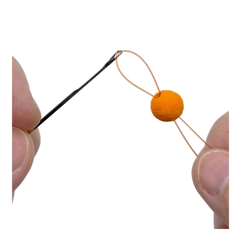 1 vnt Karpių žvejybos įrankiai Nėrimo kabliukas Stringer jauko adatos Pop-up Boilies Sujungimo smeigtukai Adata karpių žvejybos reikmenims