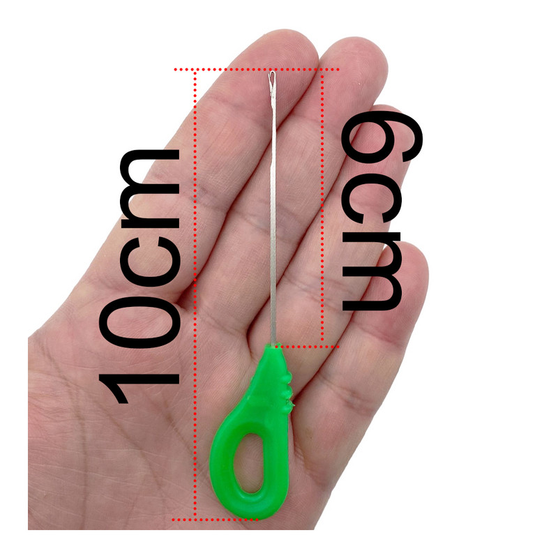 1 vnt Karpių žvejybos įrankiai Nėrimo kabliukas Stringer jauko adatos Pop-up Boilies Sujungimo smeigtukai Adata karpių žvejybos reikmenims