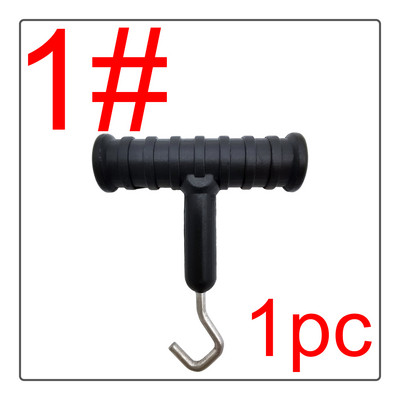 Roostevabast terasest püügisõlme tõmbaja karpkala platvormi valmistamise tööriist konksu sõlme tööriist karpkalavarustuse püügitarvikute terminal