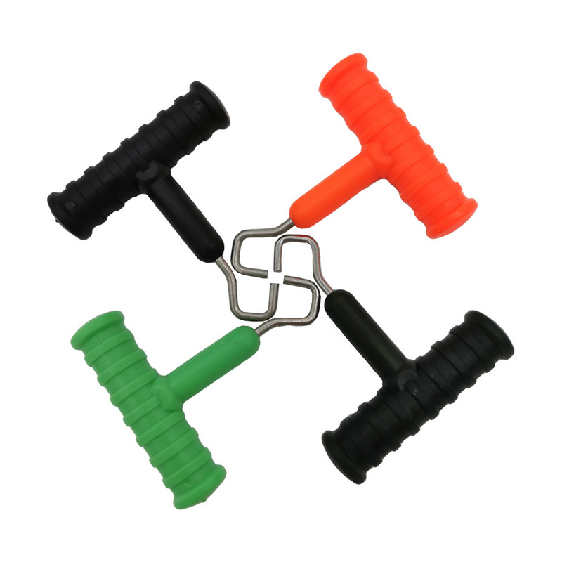 Roostevabast terasest püügisõlme tõmbaja karpkala platvormi valmistamise tööriist konksu sõlme tööriist karpkalavarustuse püügitarvikute terminal