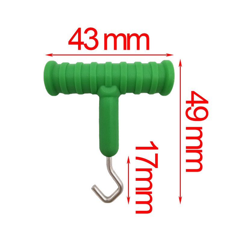 Roostevabast terasest püügisõlme tõmbaja karpkala platvormi valmistamise tööriist konksu sõlme tööriist karpkalavarustuse püügitarvikute terminal