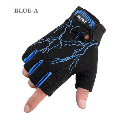 Γάντια γυμναστικής Unisex Γάντια γυμναστικής άρσης βαρών Halfinger Crossfit προπόνηση Bodybuilding Ποδηλασία Ποδηλασία Ποδήλατο ποδήλατο για υπαίθρια αθλητικά γάντια