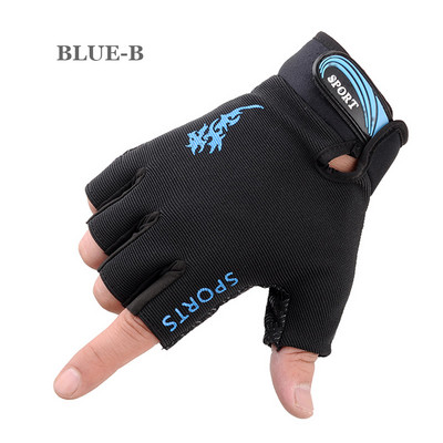 Γάντια γυμναστικής Unisex Γάντια γυμναστικής άρσης βαρών Halfinger Crossfit προπόνηση Bodybuilding Ποδηλασία Ποδηλασία Ποδήλατο ποδήλατο για υπαίθρια αθλητικά γάντια