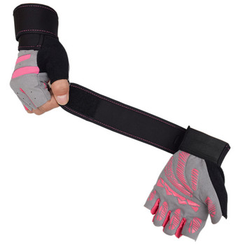 Дамски спортни ръкавици Фитнес ръкавици за тренировки по бодибилдинг Спортно оборудване Вдигане на тежести Тренировка Упражнения Дишащи ръкавици