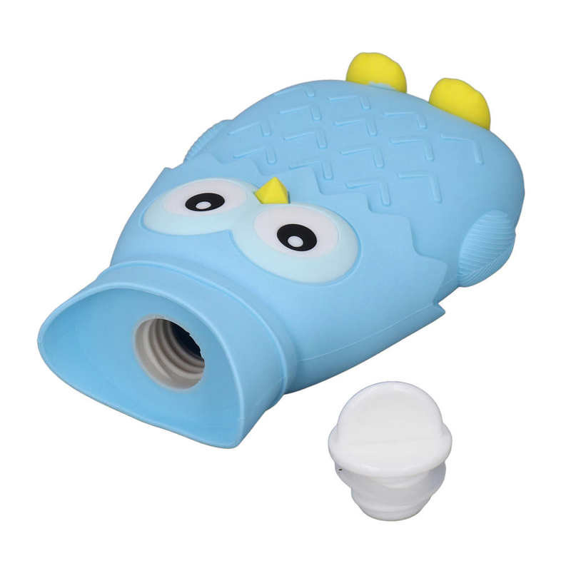 Aranyos melegvizes táska rajzfilm szilikon hordozható hőtartó melegvizes palack télre