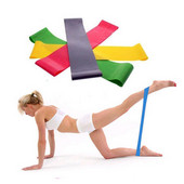 1PC Resistance Band Loop Jooga Pilates Kodu Jõusaal Fitness Treening Treening Treening Keha Pilates Jõutreening