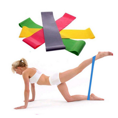 1PC Resistance Band Loop Jooga Pilates Kodu Jõusaal Fitness Treening Treening Treening Keha Pilates Jõutreening