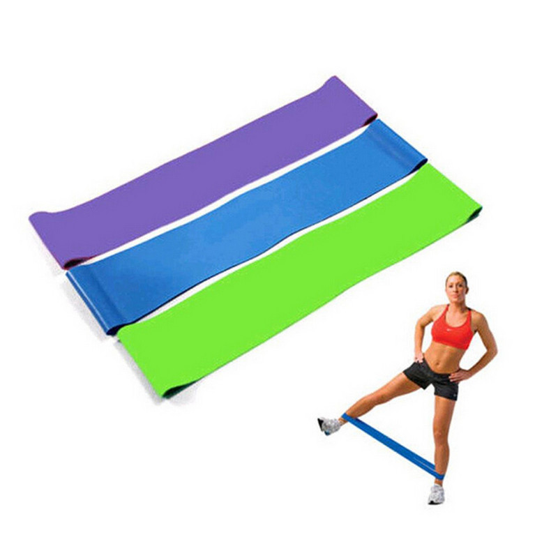 1PC Resistance Band Loop Jooga Pilates Kodu Jõusaal Fitness Treening Treening Treening Keha Pilates Jõutreening