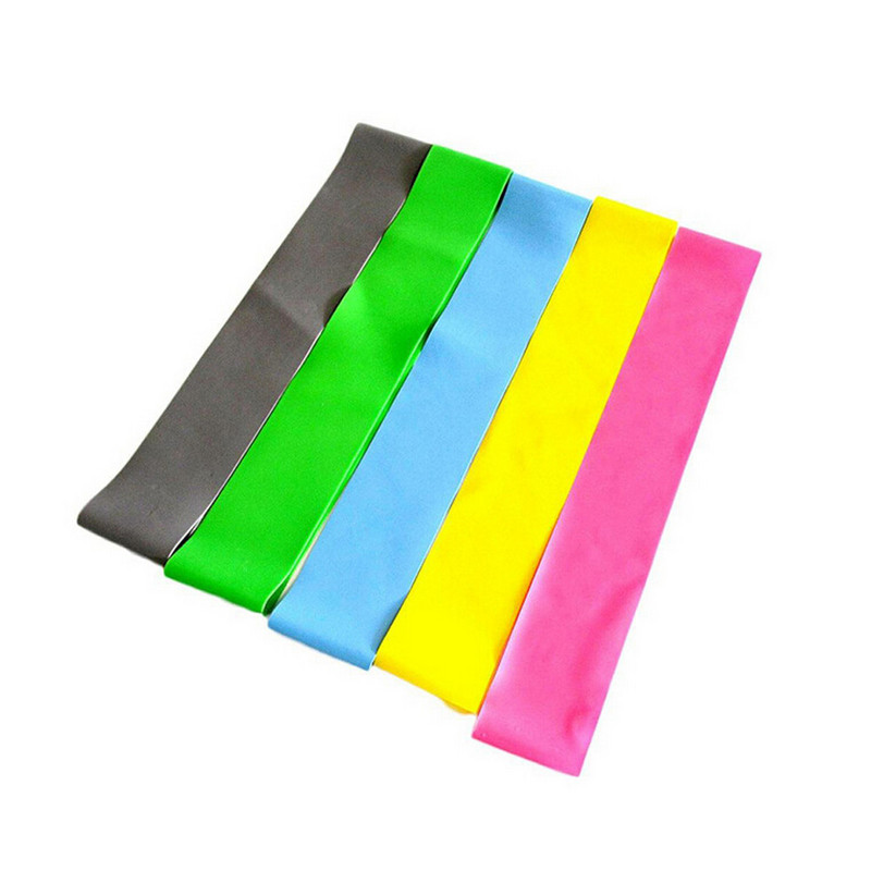 1PC Resistance Band Loop Jooga Pilates Kodu Jõusaal Fitness Treening Treening Treening Keha Pilates Jõutreening