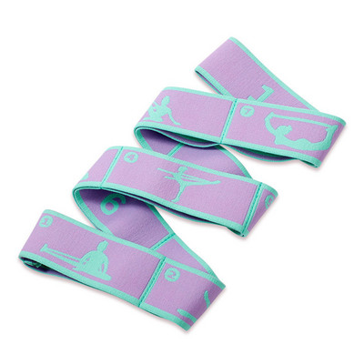 GYM Fitness Exercițiu Benzi de rezistență Yoga Cureaua de tragere Cureaua elastică pentru dans latin Bandă de întindere yoga Coarda de întindere pentru adulți