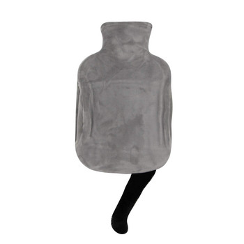 2023 Симпатичен котешки термос с плюшен капак 1L Класически гумен термос Мека торба за гореща студена вода за схващания на врата и раменете Облекчаване на болката